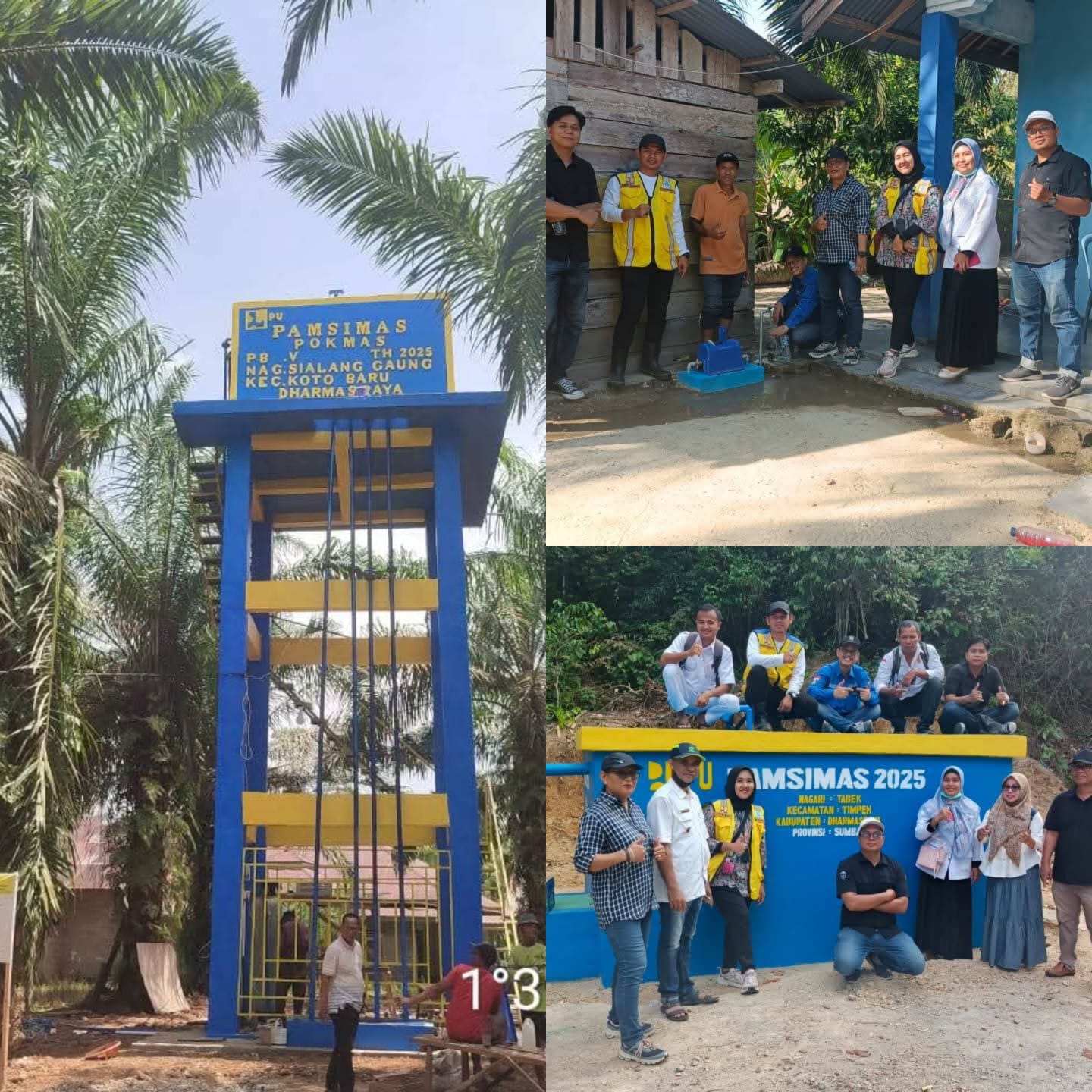 Tiga unit Pamsimas siap beroperasi di Dharmasraya